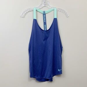 Nike Y-Back Flowy Purple Tank Top
